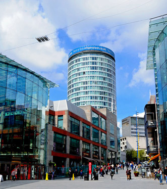 Bullring shopping center in Birmingham, United Kingdom