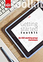Cover page: Getting started toolkit for ISO working group Convenors